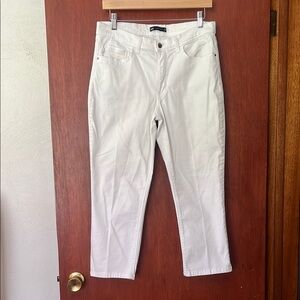 Lee Easy Fit chinos White Straight-Leg Ankle Size 10 Petite
